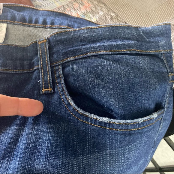 Judy Blue Tummy Tuck Jeans Womens Sixe 3XL Blue Denim Stretch Distressed Plus - Picture 7 of 10